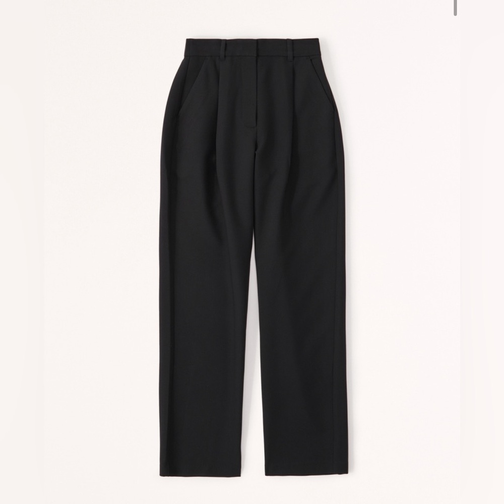 Abercrombie & Fitch Curve Love Tailored Straight Pant